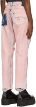 R13 Pink Crossover Jeans