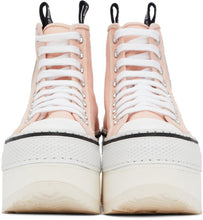 R13 Pink Platform High-Top Sneakers