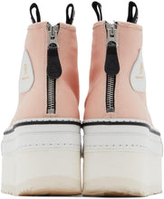 R13 Pink Platform High-Top Sneakers