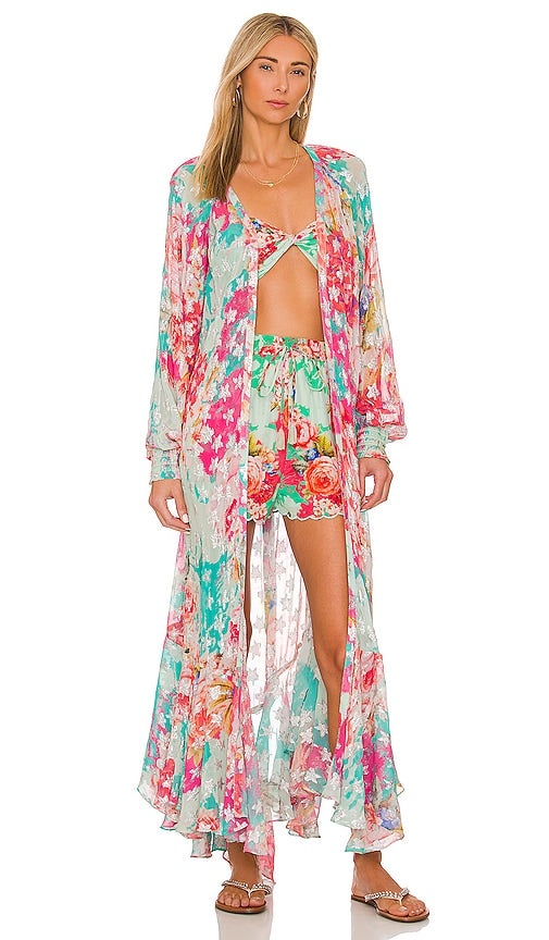 ROCOCO SAND Ivy Kimono in Green Rococo Sand Ivy Kimono en vert 绿色的Rococo Sand Ivy和服