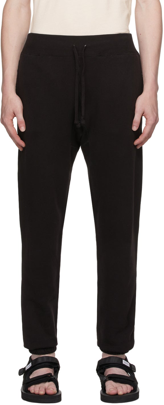 RRL Black Fleece Lounge Pants