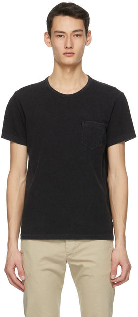 RRL Black Pocket T-Shirt - T-shirt de poche noire RRL - rrl 블랙 포켓 티셔츠