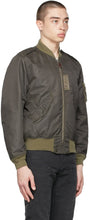 RRL Brown Bordon Bomber Jacket