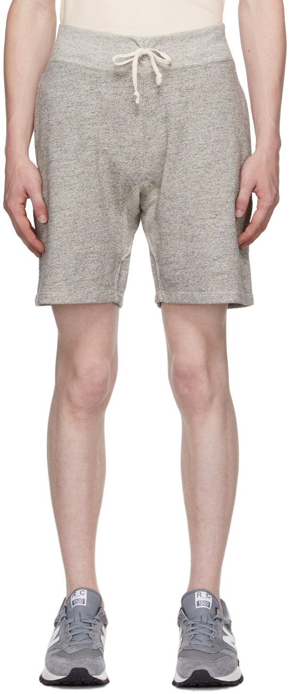 Fleece shorts online grey