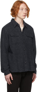 RRL Navy Cotton Work Shirt