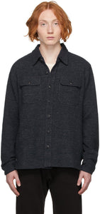 RRL Navy Cotton Work Shirt