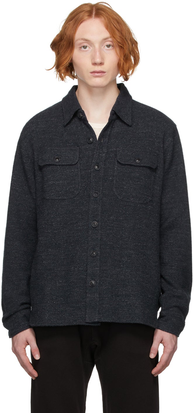 RRL Navy Cotton Work Shirt – BlackSkinny
