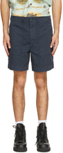 RRL Navy Herringbone Army Utility Shorts - RRL Navy Herringbone Army Utility Shorts - RRL 해군 헤링본 군대 유틸리티 반바지