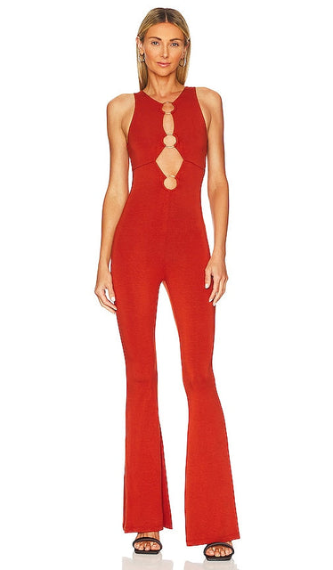 RUMER x REVOLVE Solstice Jumpsuit in Rust Rumer X Revolve Solstice Jumpsuit en rouille Rumer X Rust Rust Solstice连身裤