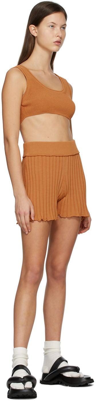 RUS SSENSE Exclusive Tan Matto Shorts