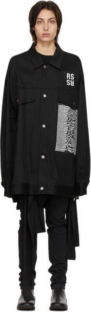 Raf Simons Black Joy Division Edition Denim Oversized Jacket - RAF Simons Black Joy Division Denim Veste surdimensionnée en denim - Raf Simons Black Joy Division Edition 데님 대형 재킷