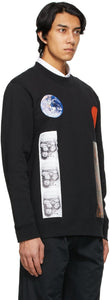 Raf Simons Black Sterling Ruby Edition Patches Sweatshirt