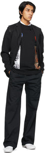 Raf Simons Black Sterling Ruby Edition Patches Sweatshirt