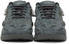 Raf Simons Grey Suede Cylon-21 Sneakers