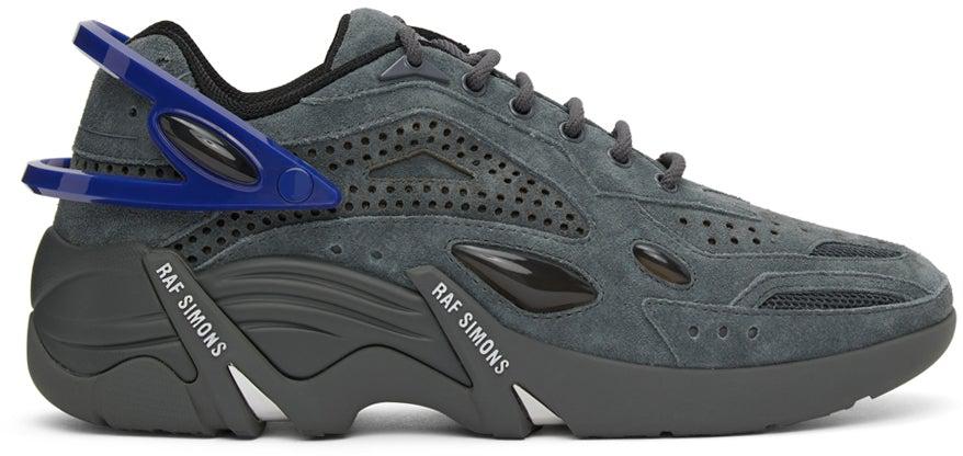 Raf Simons Grey Suede Cylon-21 Sneakers – BlackSkinny