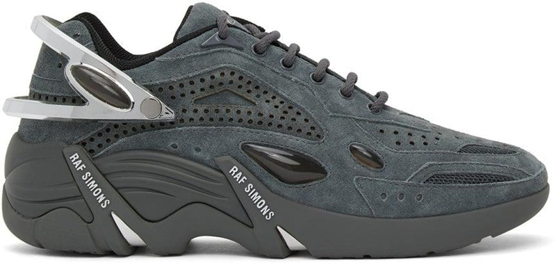 Raf Simons Grey Suede Cylon-21 Sneakers – BlackSkinny