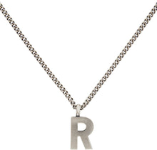 Raf Simons Silver Archive Redux 'R' Pendant Necklace