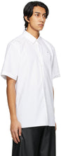 Raf Simons White Classic 'R' Short Sleeve Shirt