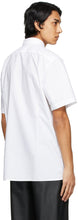 Raf Simons White Classic 'R' Short Sleeve Shirt