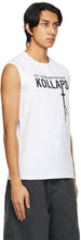Raf Simons White Peter De Potter Edition 'Kollaps' Tank Top