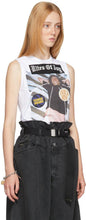 Raf Simons White Print 'Rites Of Joy' Tank Top