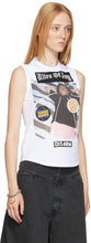 Raf Simons White Print 'Rites Of Joy' Tank Top