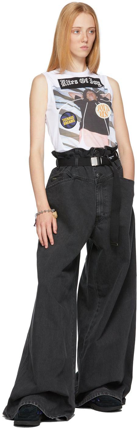 Raf Simons White Print 'Rites Of Joy' Tank Top