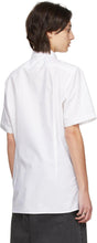 Raf Simons White R Logo Short Sleeve Shirt