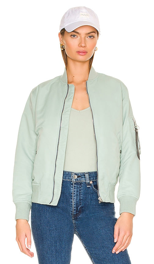 Rag & Bone Archetype Recycled Manston Bomber in Sage Rag et os archétype recyclé Manston Bomber à Sage Rag＆Bone原型回收的Manston Bomber在Sage中