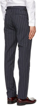 Ralph Lauren Purple Label Navy Twill Striped Gregory Trousers