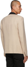 Random Identities Beige Buttonless Blazer