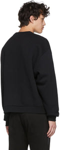 Random Identities Black Embroidered Logo Sweatshirt