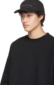 Random Identities Black Embroidered Logo Sweatshirt