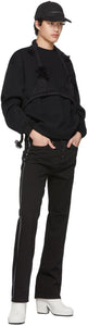Random Identities Black Embroidered Logo Sweatshirt