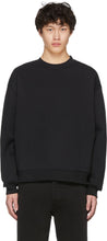 Random Identities Black Embroidered Logo Sweatshirt - Identités aléatoires Sweat-shirt logo brodé noir - 임의의 정체성 블랙 수 놓은 로고 스웨터