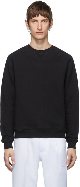 Random Identities Black Fleece Sweatshirt - Sweat-shirt en molleton noire - 무작위 ID 블랙 양털 스웨터