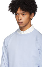 Random Identities Blue Cropped Sweatshirt