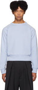 Random Identities Blue Cropped Sweatshirt - Identité aléatoire Sweat-shirt recadré bleu - 임의의 정체성 푸른 자른 스웨터