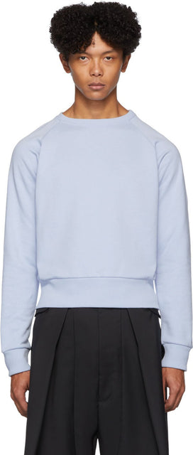 Random Identities Blue Cropped Sweatshirt - Identité aléatoire Sweat-shirt recadré bleu - 임의의 정체성 푸른 자른 스웨터