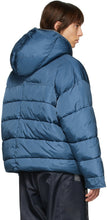 Random Identities Blue Duvet Puffer Jacket