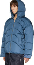 Random Identities Blue Duvet Puffer Jacket