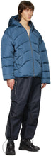 Random Identities Blue Duvet Puffer Jacket
