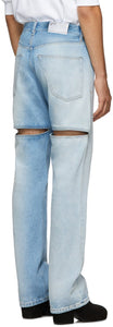 Random Identities Blue Slash Jeans