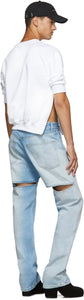 Random Identities Blue Slash Jeans