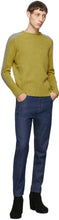 Random Identities Green Wool Bicolor Crewneck