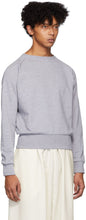 Random Identities Grey Cropped Sweater