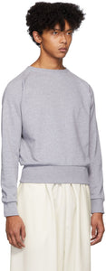 Random Identities Grey Cropped Sweater