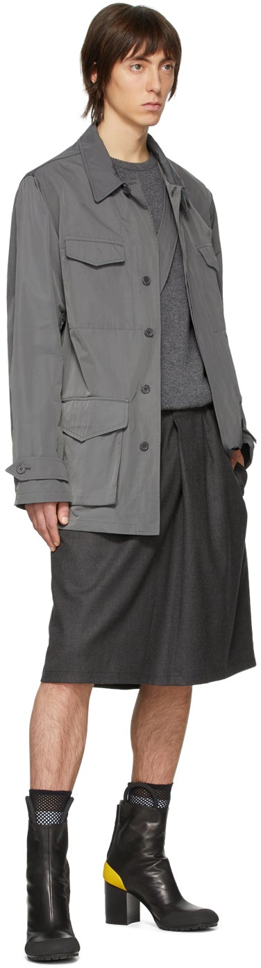 Random Identities Grey Knit Sweater