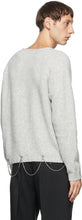 Random Identities Grey Wool Chain Crewneck
