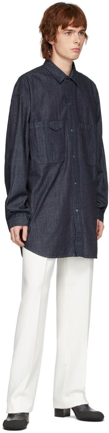 Random Identities Indigo Denim Mosquito Shirt